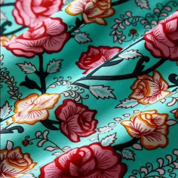 Boho Gypsy Rose Floral Mini Dress - Picture 5 of 11